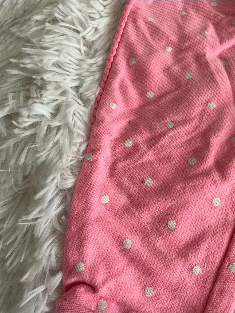 Carter's Pink Polka Dot Side Braided Bottoms